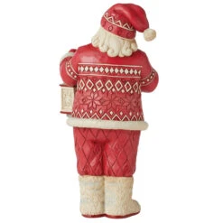 Jim Shore - Heartwood Creek - Nordic Noel Jolly Santa -Christmas Discount Store 1 510833 Jim Shore Heartwood Creek Nordic Noel Jolly Santa back 38677.1657904435