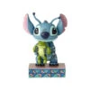 Disney Jim Shore Strange Life-Forms Stitch With Frog Mini Figurine -Christmas Discount Store 4059741 high res