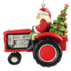 Jim Shore - Country Living - Santa Driving Tractor Ornament -Christmas Discount Store 510132 jim shore country living santa driving tractor back 18308.1649779484