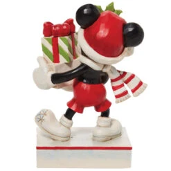 Jim Shore - Disney Traditions - Mickey With Stacked Presents -Christmas Discount Store 510869 Jim Shore Disney Traditions Mickey With Stacked Presents back 53519.1657908525