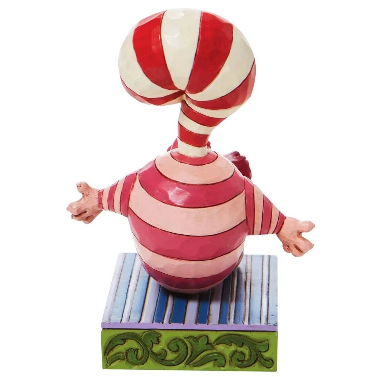 Jim Shore - Disney Traditions - Candy Cane Tail Cheshire Cat - Image 3