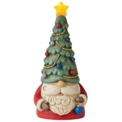Jim Shore - Heartwood Creek - Lighted Christmas Tree Gnome -Christmas Discount Store 511154 Jim Shore Heartwood Creek Lighted Christmas Tree Gnome lit 74948.1658155694