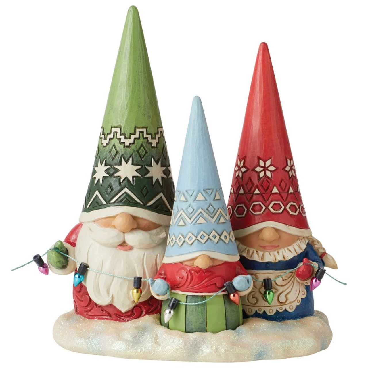Jim Shore - Heartwood Creek - Christmas Gnome Family