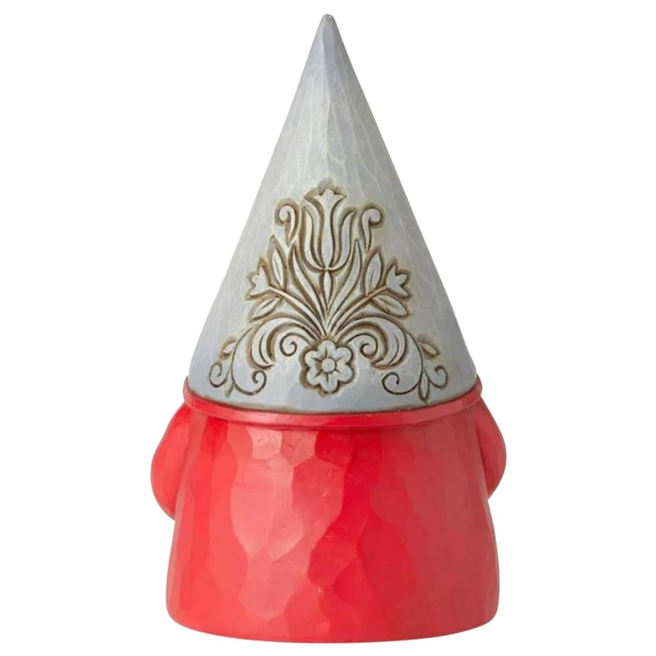 Jim Shore - Heartwood Creek Nordic Noel - Grey Floral Hat Gnome - Image 2