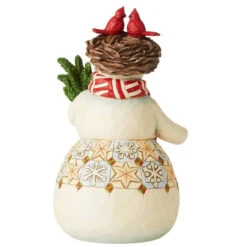 Jim Shore - Heartwood Creek - Snowman With Cardinal Nest -Christmas Discount Store 516648 Jim Shore Heartwood Creek Snowman With Cardinal Nest back 78129.1648831917