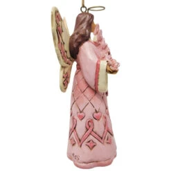 Jim Shore - Heartwood Creek - Breast Cancer Awareness Angel Ornament -Christmas Discount Store 518101 Jim Shore Heartwood Creek Breast Cancer Awareness Angel Ornament right 57298.1649258478
