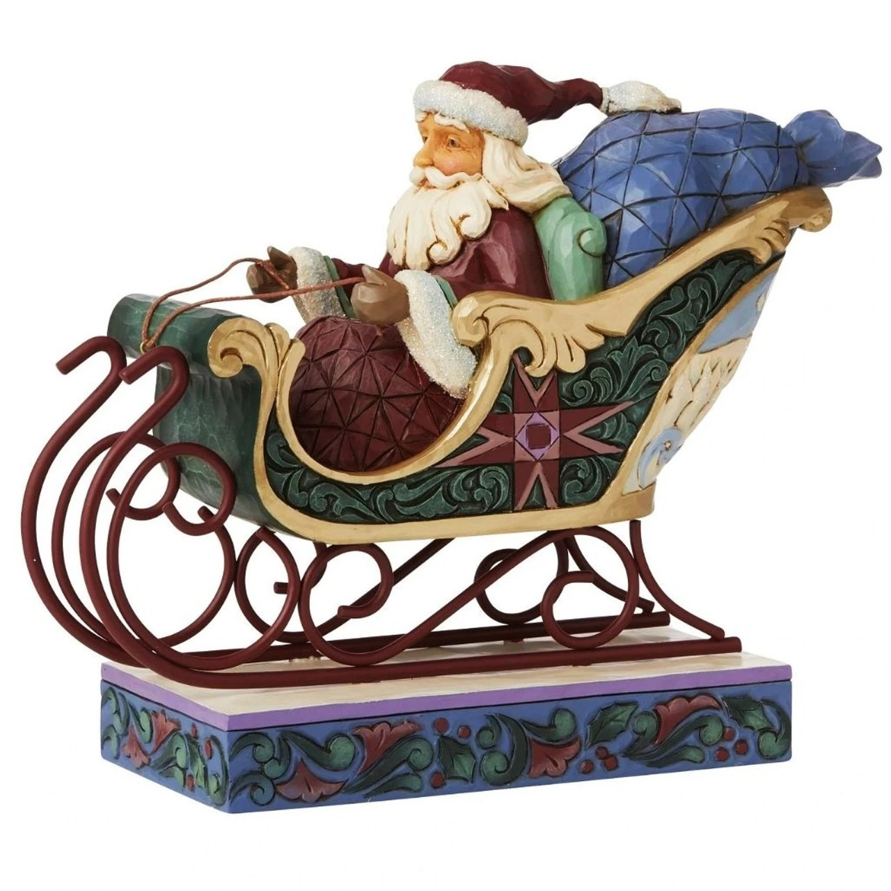Jim Shore - Heartwood Creek - Santa In Sleigh - Image 2