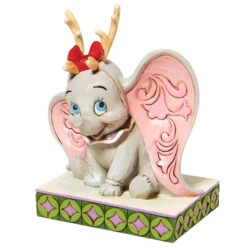 Jim Shore - Disney Traditions - Dumbo Wearing Reindeer Antlers -Christmas Discount Store 518985 Jim Shore Disney Traditions Dumbo Wearing Reindeer Antlers L 65047.1649430892