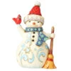 Jim Shore - Heartwood Creek - Snowman Holding Cardinal Pint Size -Christmas Discount Store 519005 Jim Shore Heartwood Creek Snowman Holding Cardinal Pint Size 23536.1649446252