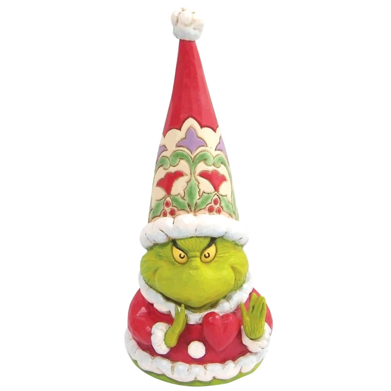 Jim Shore - Grinch - Grinch Gnome With Large Heart