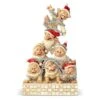 Jim Shore Disney Woodland Snow White's Seven Dwarfs Holiday Decorating Figurine "Precarious Pyramid" -Christmas Discount Store 6000942