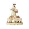 Jim Shore White Woodland Beauty And The Beast Bell Figurine -Christmas Discount Store 6002338 high res