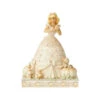 Jim Shore White Woodland Cinderella Figurine -Christmas Discount Store 6002816 high res