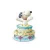 Peanuts By Jim Shore Snoopy Jumping Out Of Birthday Cake Figurine -Christmas Discount Store 6005944 high res