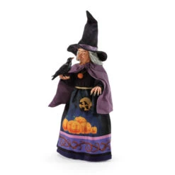 Jim Shore Witch With Raven's Spell Figurine By Department 56 Possible Dreams