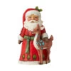Jim Shore By Enesco A Time For Peace Santa With Deer Pint Sized Figurine