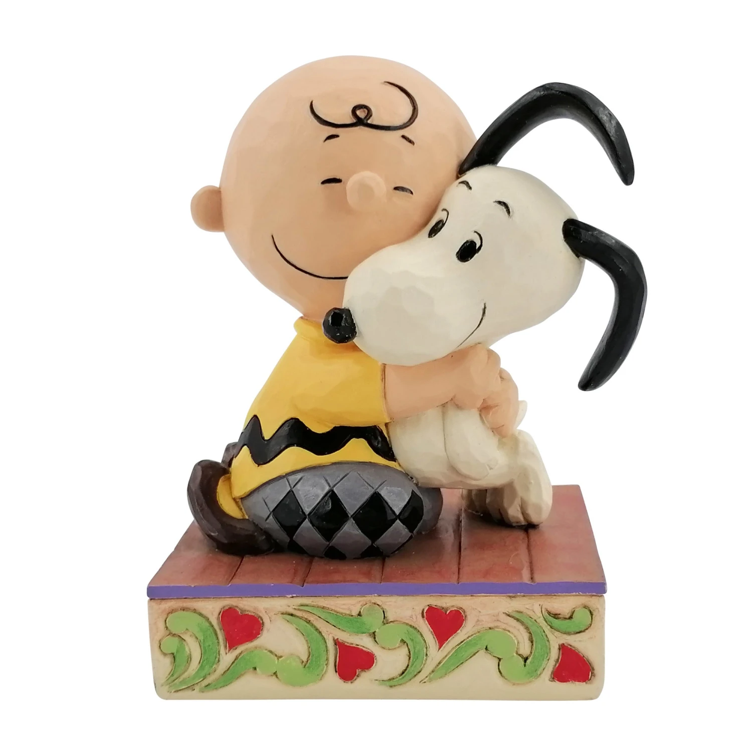 Jim Shore Peanuts Charlie Brown Hugging Snoopy Beagle Hug Is Blissful Heart Figurine 2 Jim Shore Peanuts Charlie Brown Hugging Snoopy Beagle Hug Is Blissful Heart Figurine