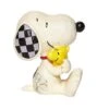 Jim Shore Peanuts Mini Snoopy Hugging Woodstock Figurine -Christmas Discount Store 6007963 high res