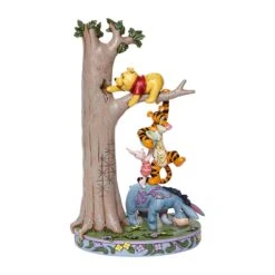 Jim Shore Disney Traditions Pooh, Eeyore, Tigger And Piglet By Hunny Tree