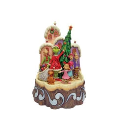 Jim Shore How The Grinch Stole Christmas Carved By Heart Light Up Figurine