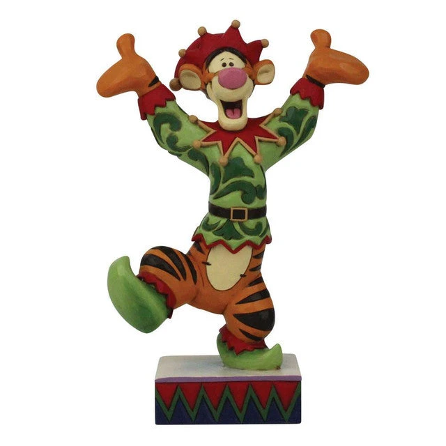 Jim Shore Disney Personality Pose Tigger The Ecstatic Elf Figurine 3 Jim Shore Disney Personality Pose Tigger The Ecstatic Elf Figurine