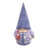 Jim Shore Purple Gnome With Santa An Artist Like Gnome Other Figurine -Christmas Discount Store 6009583