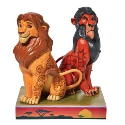 Disney Jim Shore Simba And Scar Proud And Petulant Figurine