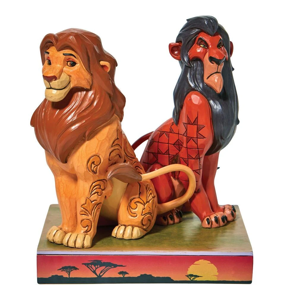 Disney Jim Shore Simba And Scar Proud And Petulant Figurine 3 Disney Jim Shore Simba And Scar Proud And Petulant Figurine
