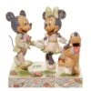 Disney Jim Shore Mickey And Minnie Springtime Stroll With Pluto In Woodland White Figurine 2 Disney Jim Shore Mickey And Minnie Springtime Stroll With Pluto In Woodland White Figurine -Christmas Discount Store 6010101