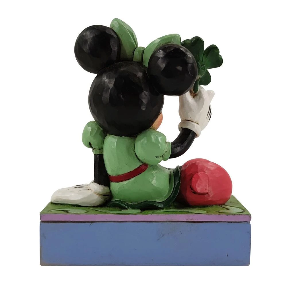 Disney Jim Shore Minnie Shamrock Wishes Personality Figurine 4 Disney Jim Shore Minnie Shamrock Wishes Personality Figurine - Image 2