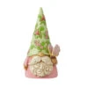 Jim Shore Gnome With Spring Floral Hat Holding A Butterfly "Garden Guest" Figurine 5.25" 1 Jim Shore Gnome With Spring Floral Hat Holding A Butterfly "Garden Guest" Figurine 5.25" -Christmas Discount Store 6010285