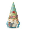 Jim Shore Gardening Gnome With Spring Floral Hat Holding Watering Can "Bloom And Grow" Figurine Statue 14.5" -Christmas Discount Store 6010291