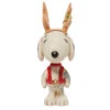 Jim Shore Peanuts Mini Snoopy Reindeer Figurine -Christmas Discount Store 6010327