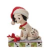 Disney Jim Shore 101 Dalmatians Lucky With Bone Present Personality Pose Figurine -Christmas Discount Store 6010877
