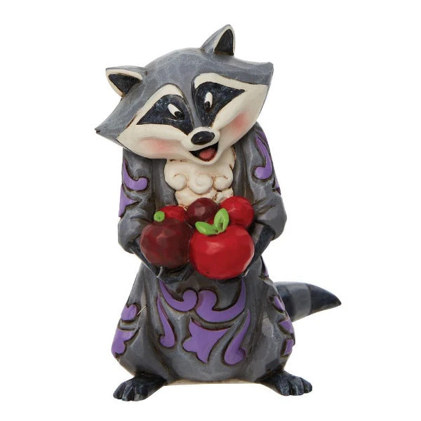 Disney Jim Shore Pocahontas Meeko Racoon With Apples Figurine 3 Disney Jim Shore Pocahontas Meeko Racoon With Apples Figurine