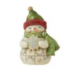 Jim Shore Mini Snowman With Snowflake Figurine -Christmas Discount Store 6011489