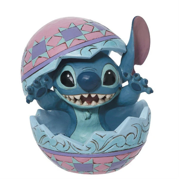 Jim Shore Disney An Alien Hatched Stitch Inside Easter Egg Figurine 3 Jim Shore Disney An Alien Hatched Stitch Inside Easter Egg Figurine