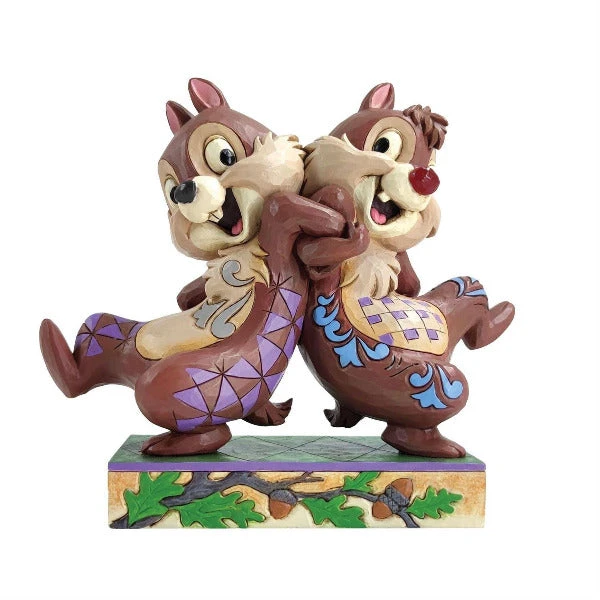 Jim Shore Disney Mischievous Mates Chip N' Dale Figurine 3 Jim Shore Disney Mischievous Mates Chip N' Dale Figurine