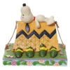 Jim Shore Peanuts Restful Campers Snoopy & Woodstock With Camping Tent Figurine -Christmas Discount Store 6011952