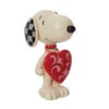 Jim Shore Peanuts Mini Snoopy Wearing Red Heart Sign Figurine -Christmas Discount Store 6011953