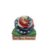 Jim Shore Heartwood Creek Patriotic Rose Mini Figurine God Bless America Figurine -Christmas Discount Store 6012432