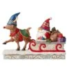 Jim Shore Heartwood Creek Reindeer Pulling Gnome Sled -Christmas Discount Store 6012954