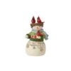 Jim Shore Heartwood Creek Mini Snowman With Nest On Head -Christmas Discount Store 6012957