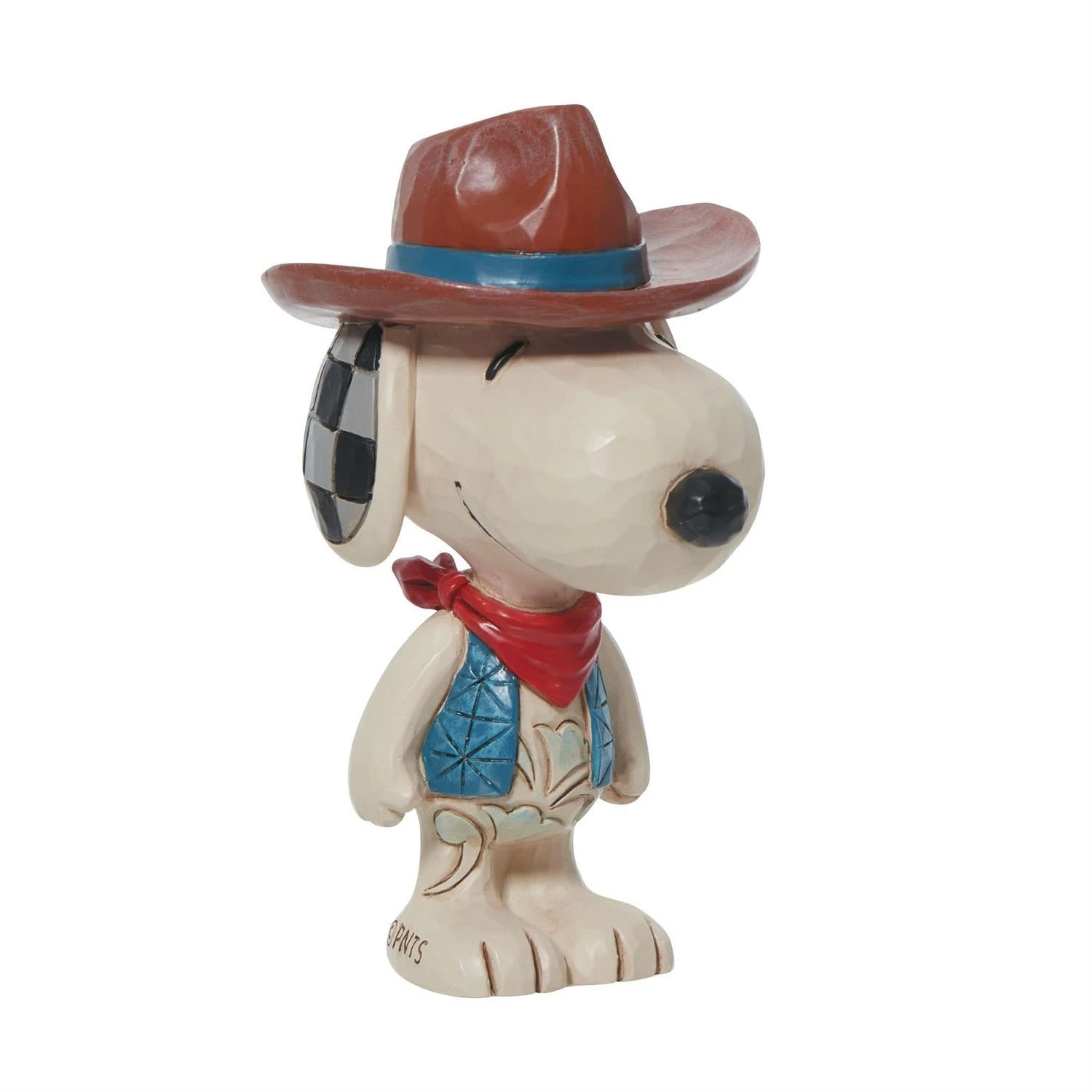 Jim Shore Peanuts Snoopy Cowboy Mini Figurine 3 Jim Shore Peanuts Snoopy Cowboy Mini Figurine