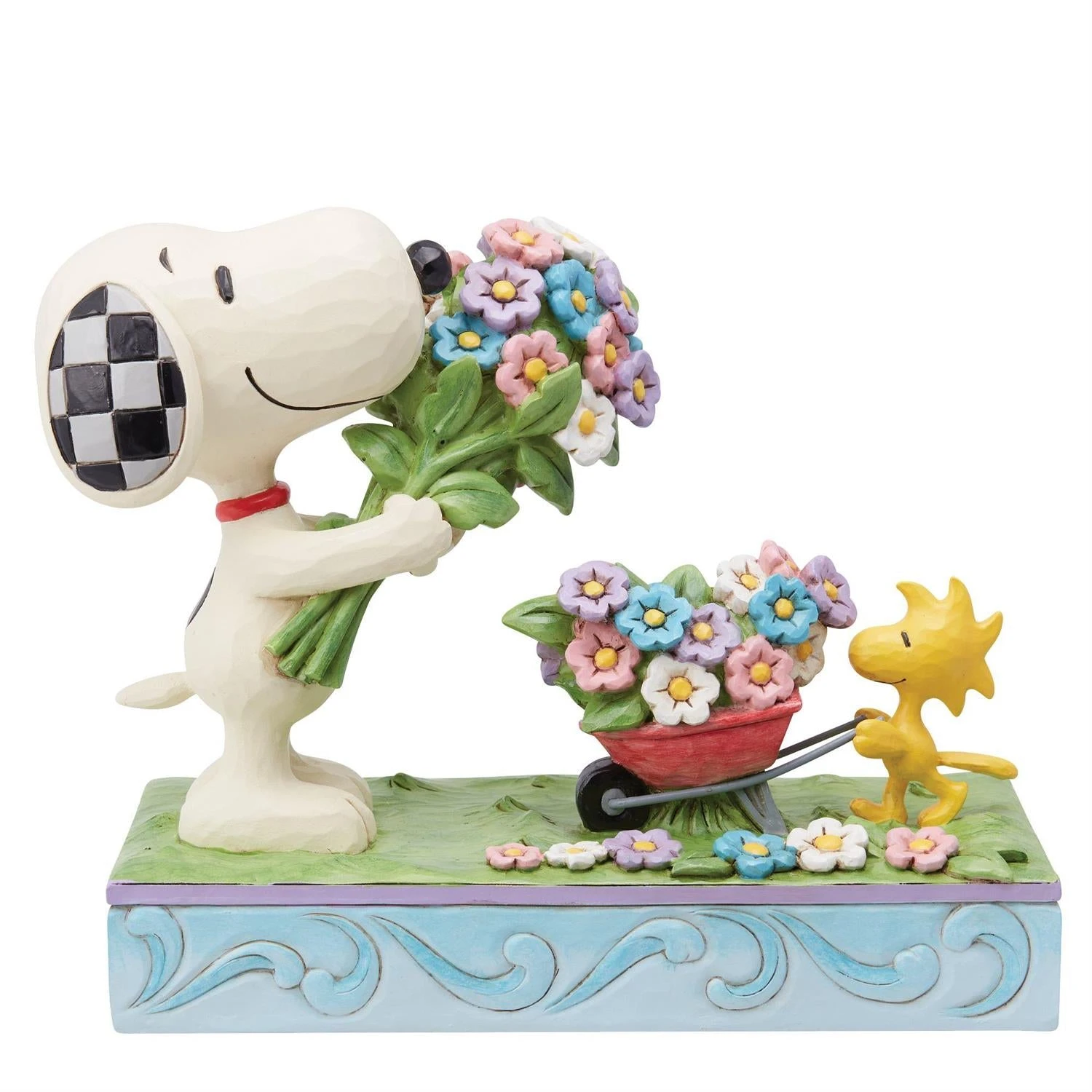 Jim Shore Snoopy Flowers & Woodstock Figurine 3 Jim Shore Snoopy Flowers & Woodstock Figurine