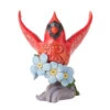 Enesco Jim Shore Caring Cardinal Forget-Me-Not Figurine, 4.8" 1 Enesco Jim Shore Caring Cardinal Forget-Me-Not Figurine, 4.8" -Christmas Discount Store Jim Shore Caring Cardinal ForgetMeNot Figurine 6009698 01