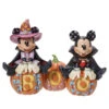 Enesco Jim Shore Disney Mickey Mouse And Minnie Mouse Halloween Figurine, 7.25" -Christmas Discount Store Jim Shore Disney Mickey and Minnie Halloween Figurine 6013052 01