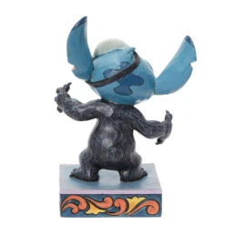 Enesco Jim Shore Disney Stitch Glow-in-the-Dark Skeleton Figurine, 6.38" -Christmas Discount Store Jim Shore Disney Stitch Skeleton Costume Figurine 6013053 02