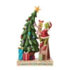 Enesco Jim Shore Dr. Seuss Grinch And Cindy Lou Who Decorating Tree Figurine, 10.4" -Christmas Discount Store Jim Shore Grinch and Cindy Lou Who Decorate Tree Figurine 6012694 01