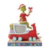 Enesco Jim Shore Grinch On Train Figurine, 8" 2 Enesco Jim Shore Grinch On Train Figurine, 8" -Christmas Discount Store Jim Shore Grinch on Train Figurine 6010776 01